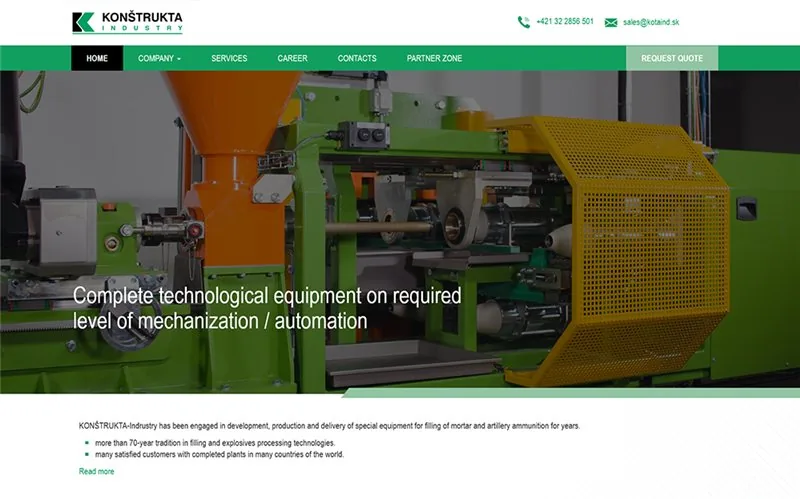 Web KONŠTRUKTA-Industry